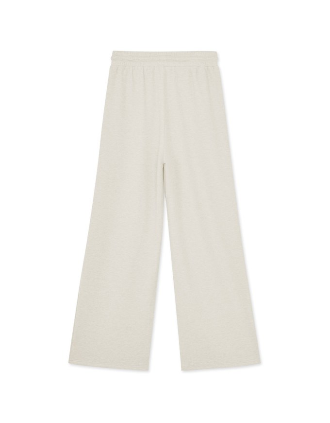 3D Seam Drawstring Cotton Long Pants