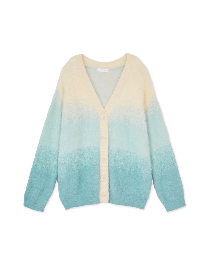 Romantic Ombre Knitted Cardigan
