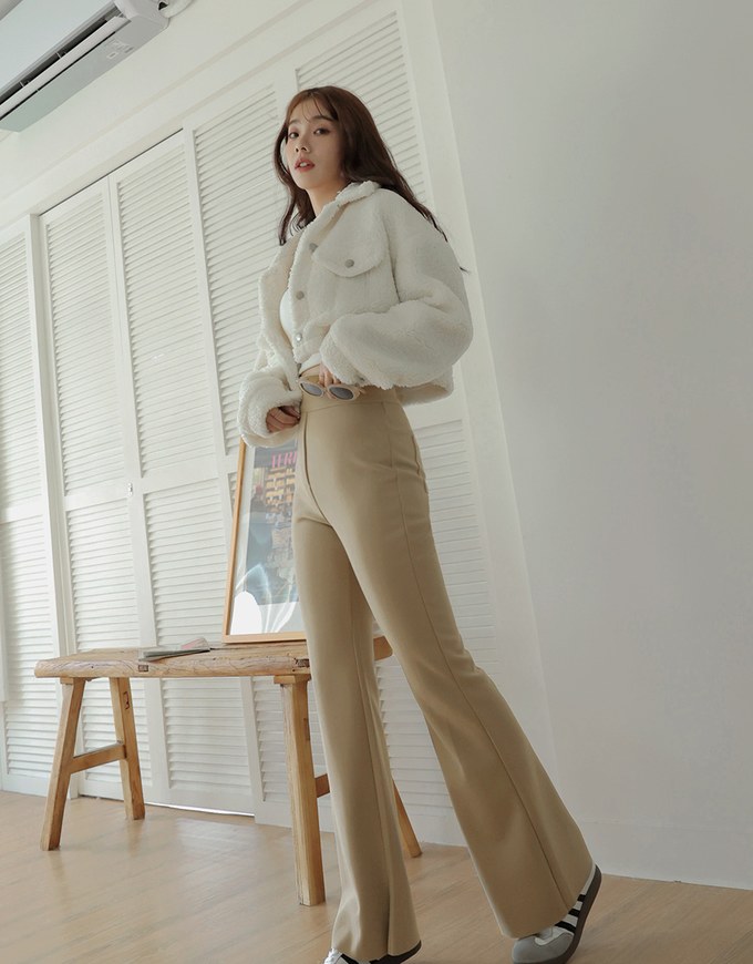 【Stark Minimalism 2.0】High-Waist Straight Leg Pants