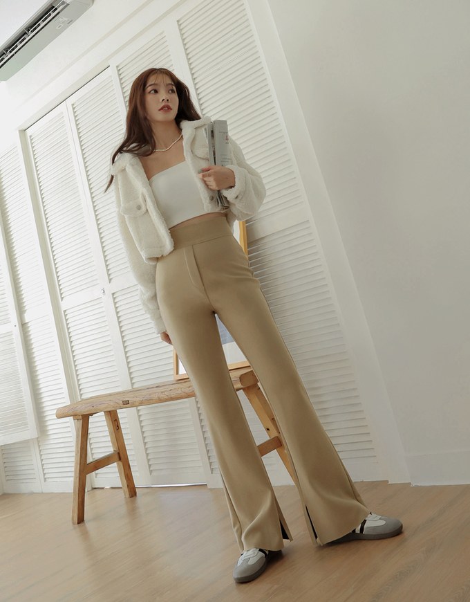 【Stark Minimalism 2.0】High-Waist Straight Leg Pants