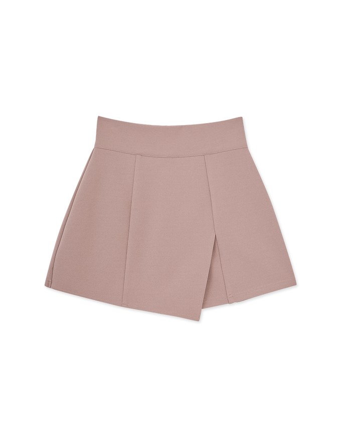 【Stark Minimalism 2.0】 High-Waist Heating Slit Skort