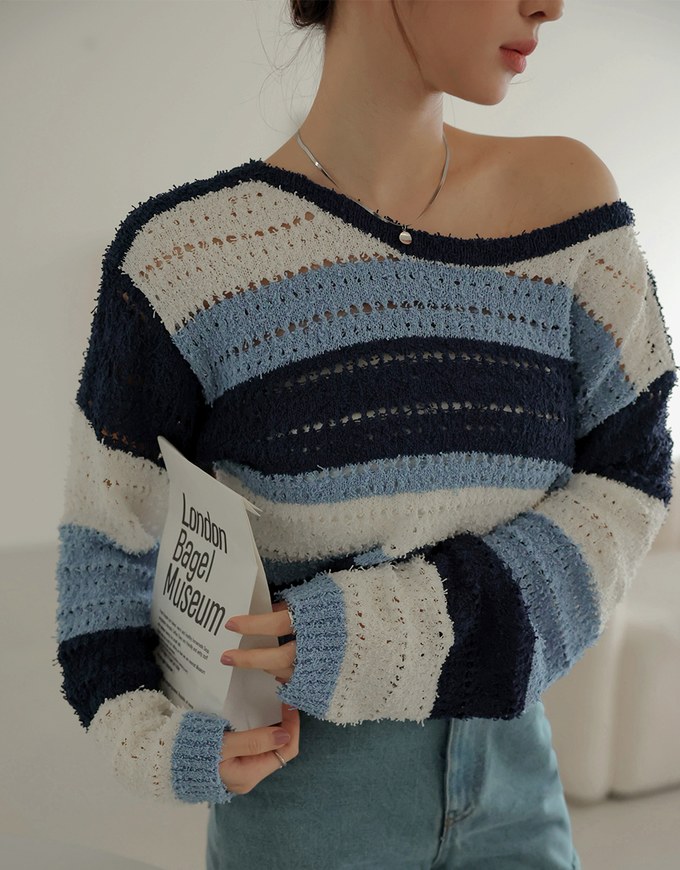 QQ Wool Gradient Knitted Top
