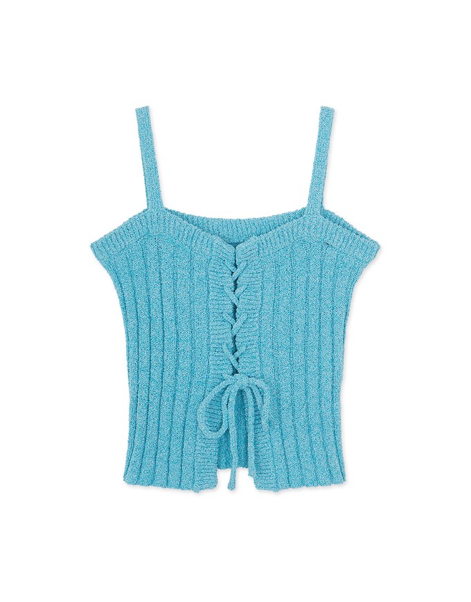 2WAY Strap Knitted Vest Top