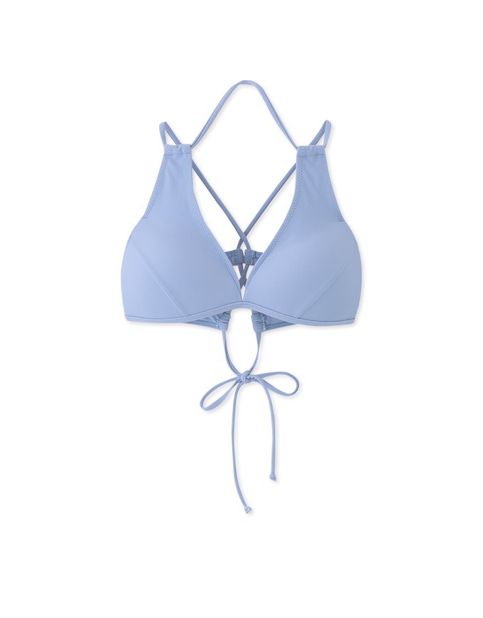 Multiway Solid Color Sexy Strap Push Up Bikini