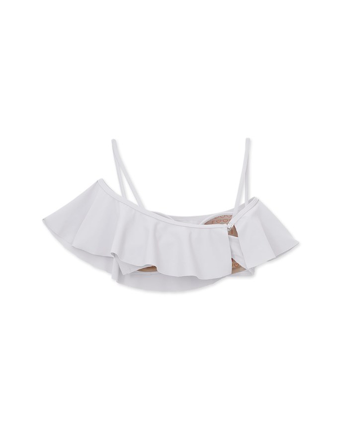 【PUSH UP】Multiway Elegant Ruffled Tube Bikini