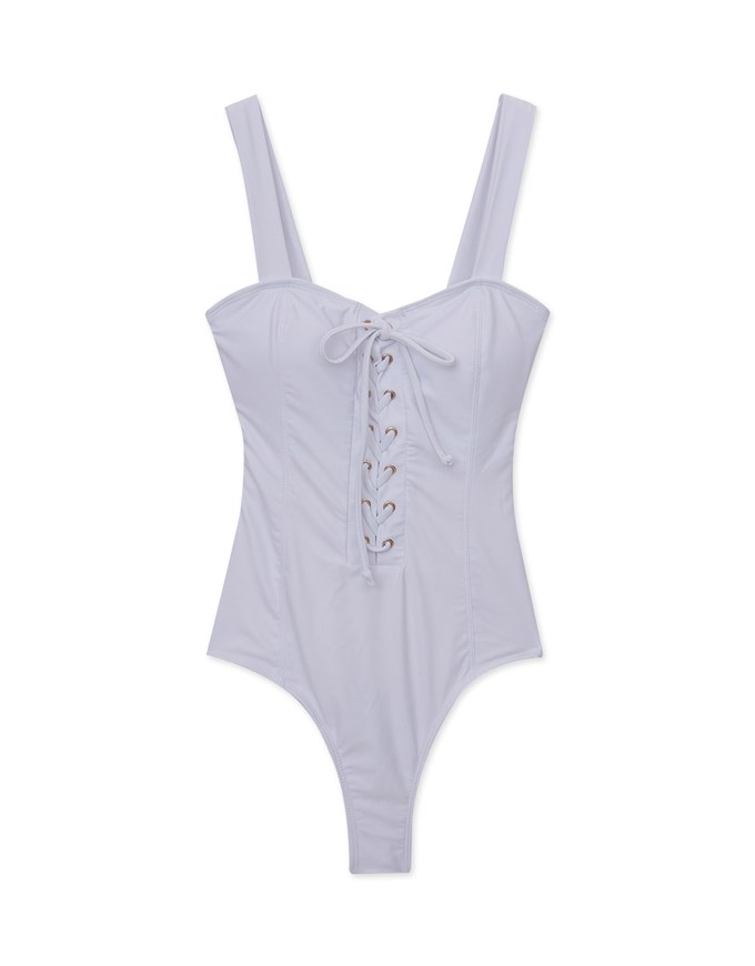 【TIFFANY】Barbie Shaping Corset One-Piece Swimsuit ( Push In )