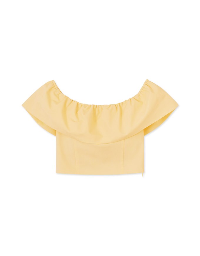 Tube Layer Ruffle Padded Top