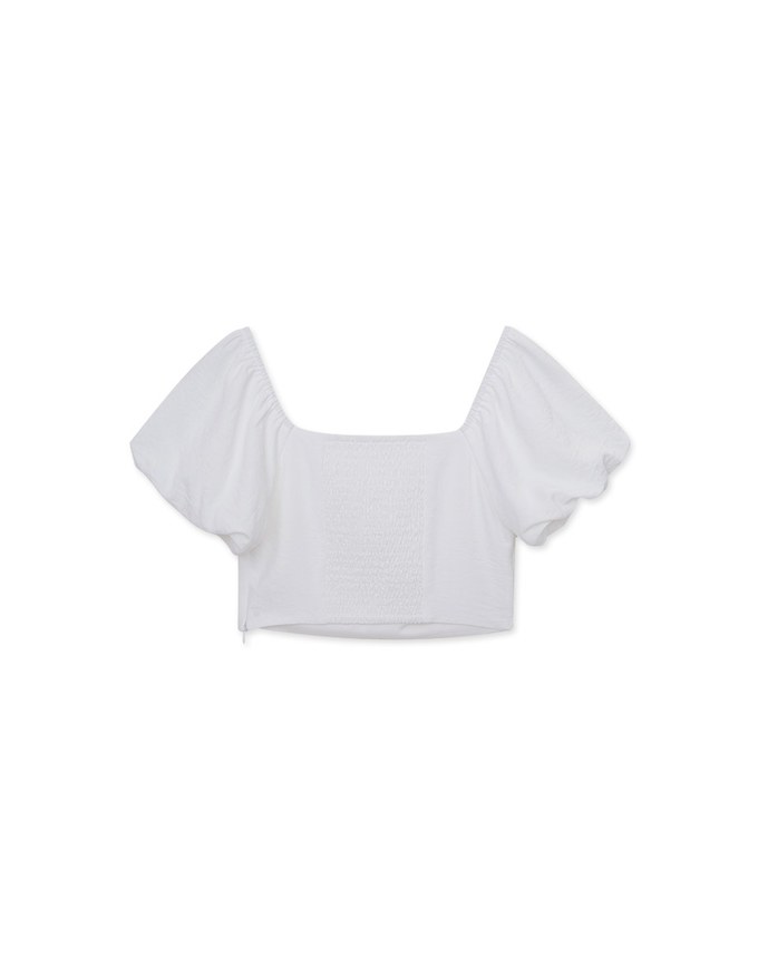 French Square Neck Puff Sleeve Top