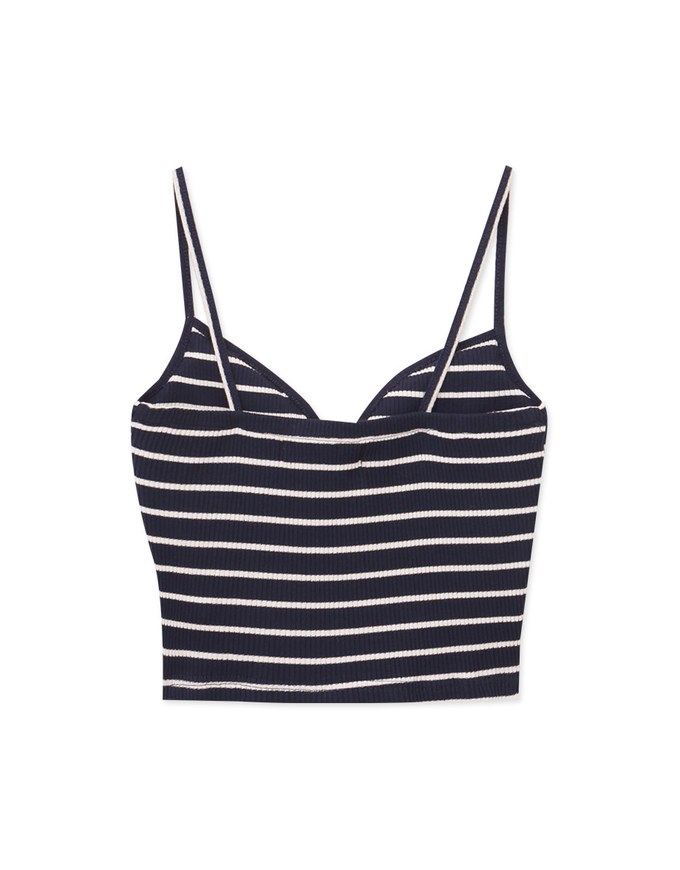 American Stripe Spaghetti Strap Padded Tank Top