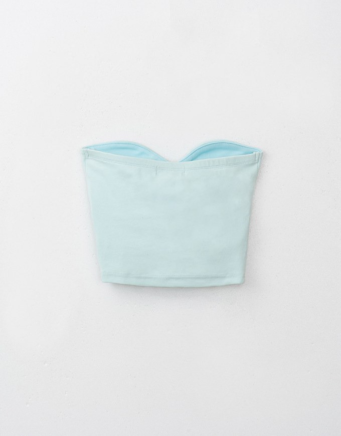 Pearl Bow Padded Tube Top ( Removable Paddings)