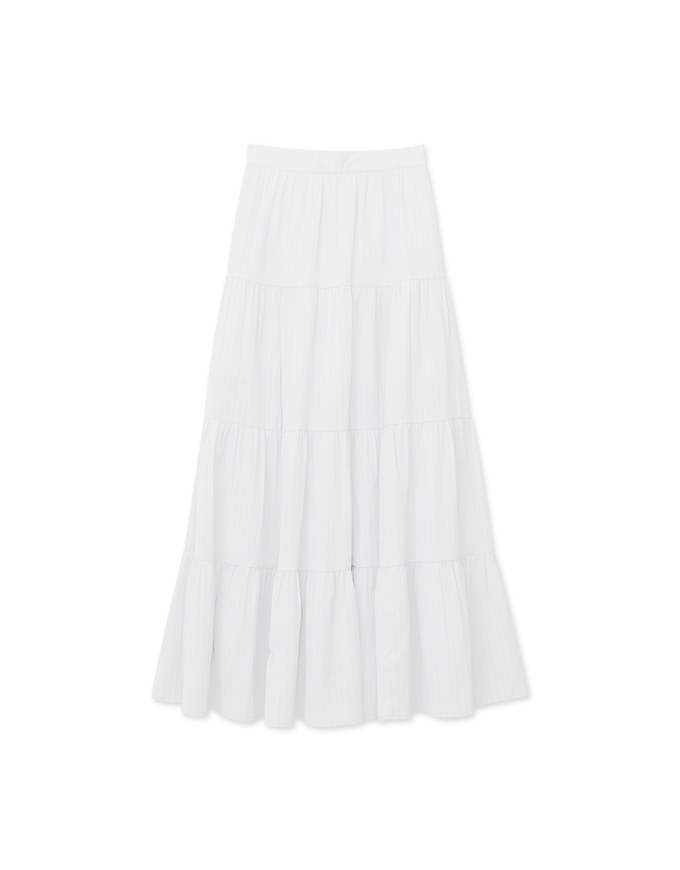 Bohemian Boho Style Knit Long Skirt