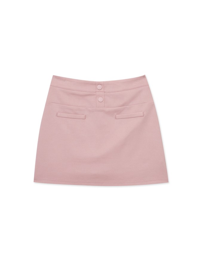 Solid Color Elastic Bodycon Skirt