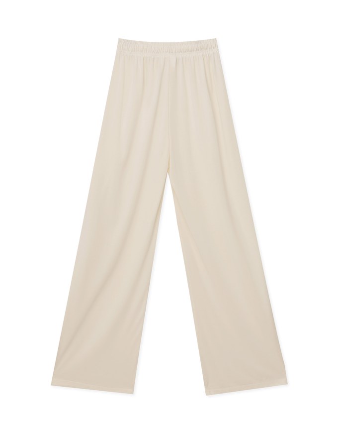 Comfortable Drape Drawstring High Waisted Pants Culottes