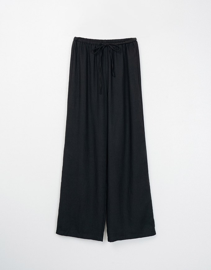 Comfy Draped Drawstring Long Pants