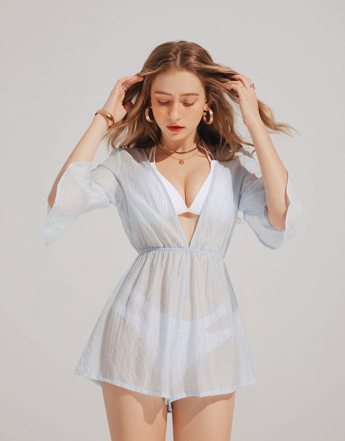 Chiffon Sheer Playsuit