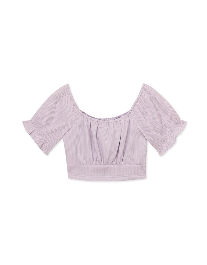 2 Way Square Neck Puff Sleeve Top