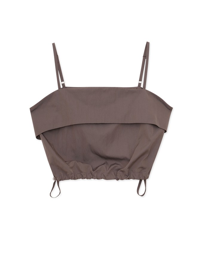 Nylon Cargo Side Drawstring Top