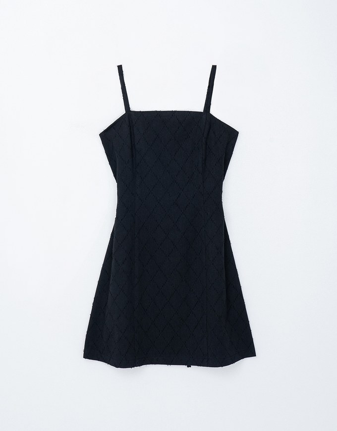 Argyle Thin Strap Mini Dress