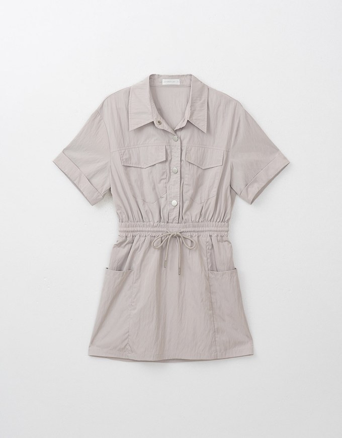 Cargo Shirt Mini Dress