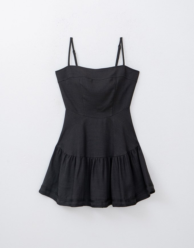 Heavyweight Spaghetti Strap Cami Mini Dress