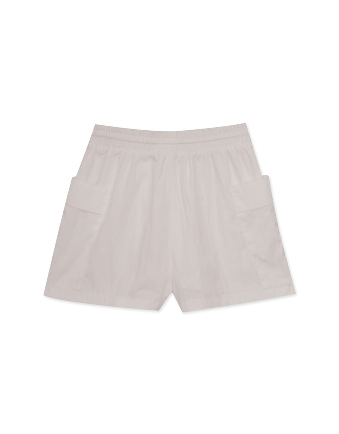 Nylon Cargo Drawstring Skorts