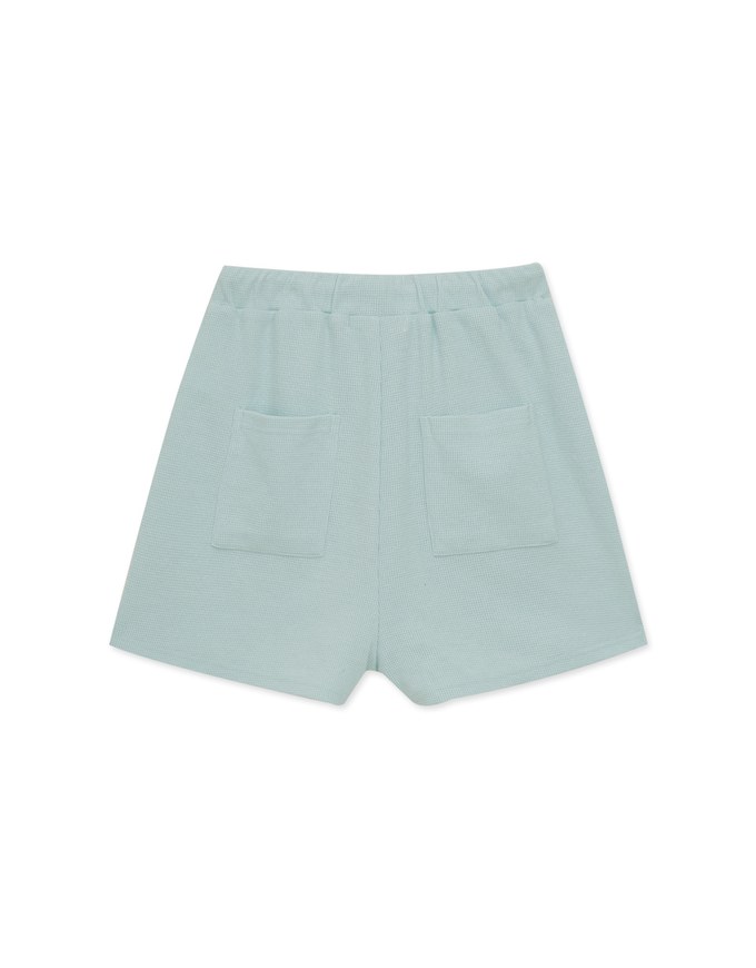 Muffin Texture Casual Drawstring Skorts