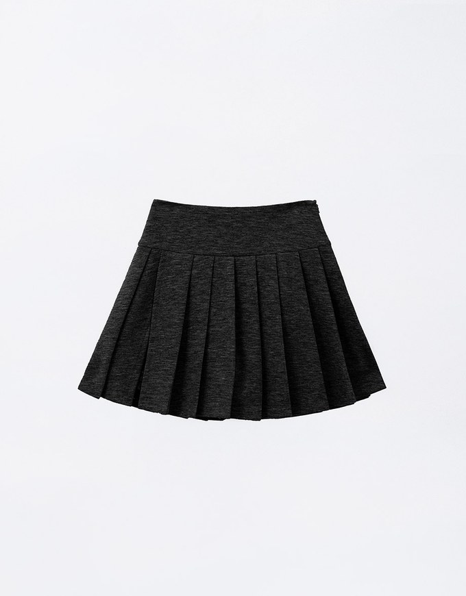 Air Zero Gravity Slimming Pleated A Line Mini Skirt