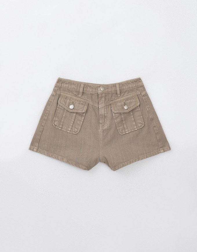 Vintage Distressed Jeans Denim Cargo Shorts