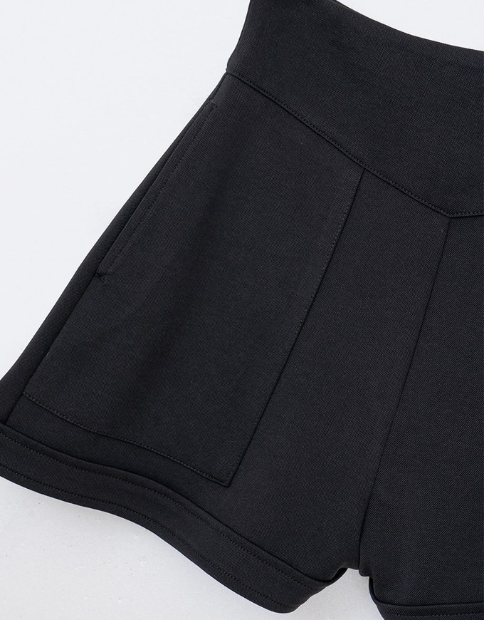 High Waist Wide Leg Shorts with Pockets