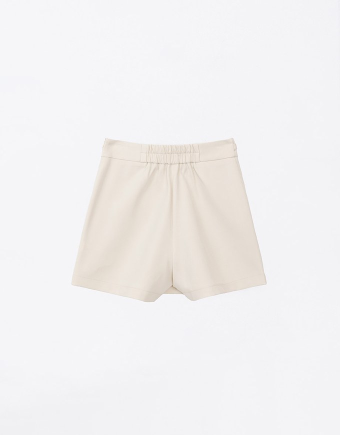 Heart Shaped Pearl Embellished Skorts With Pockets