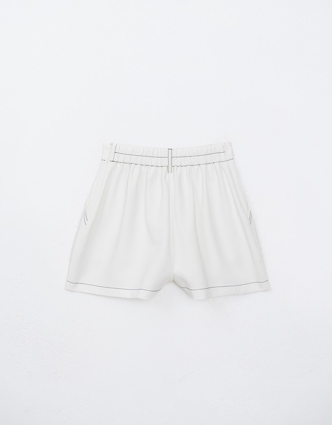 Edgy Stitching Shorts