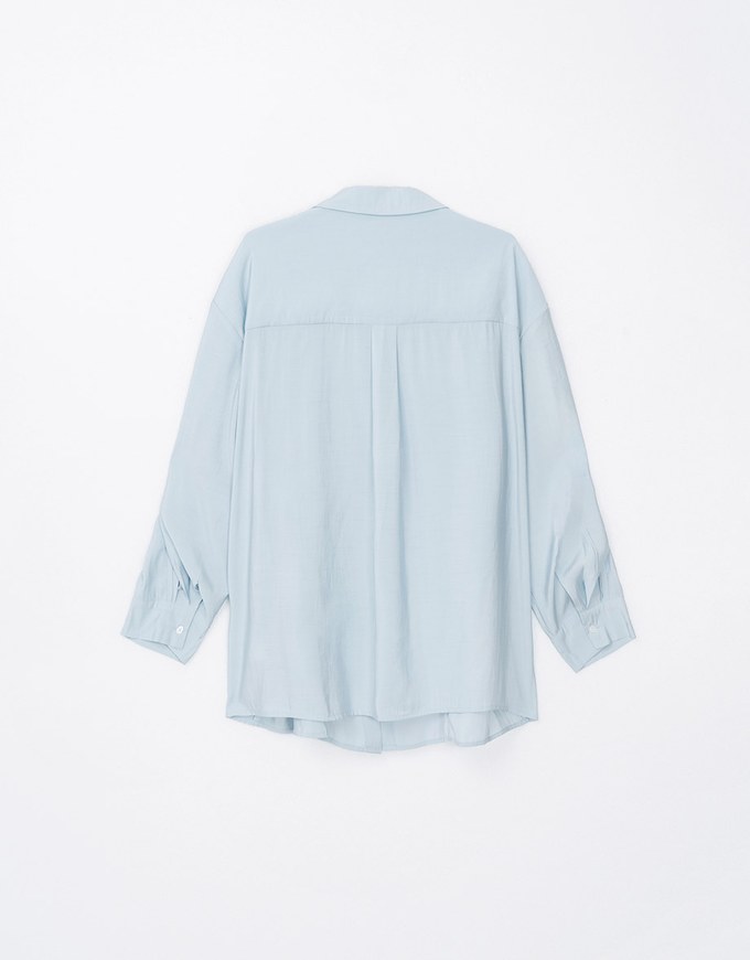 Lightly Sheer Bow Tie Blouse