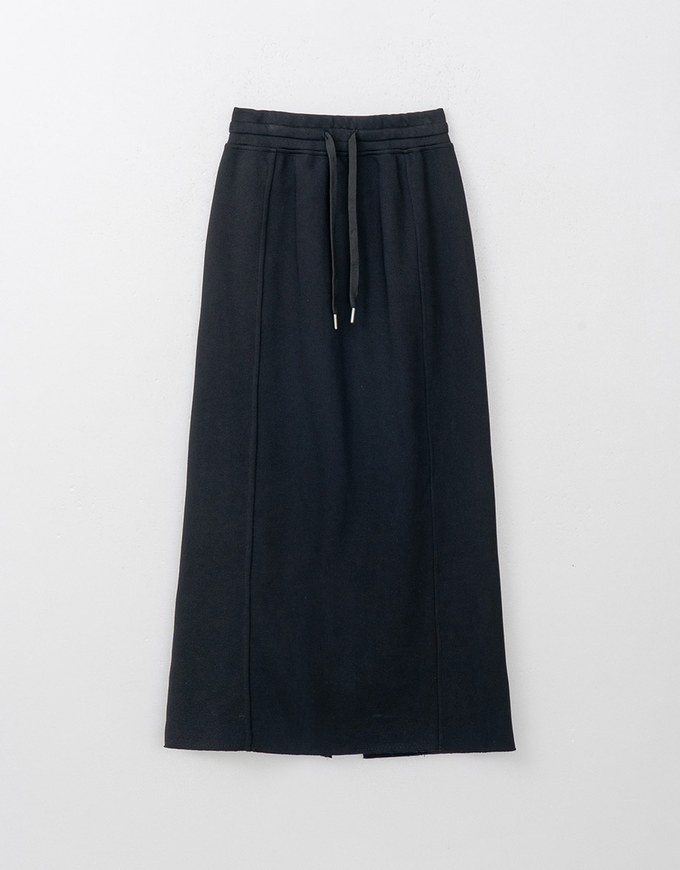 H Line Straight Cut Long Skirt