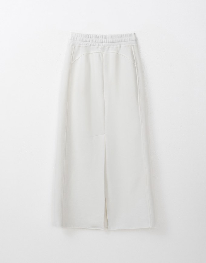 H Line Straight Cut Long Skirt