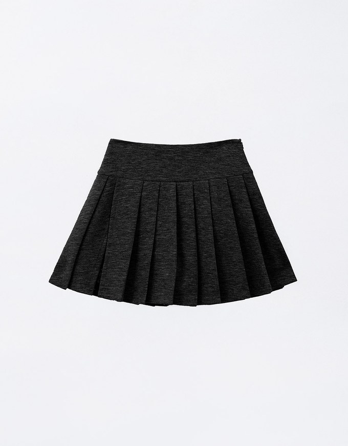 AIRY HOURGLASS Pleated A Line Mini Skirt