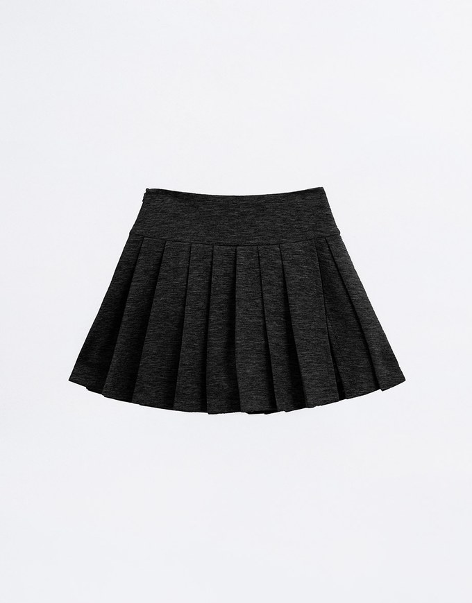 AIRY HOURGLASS Pleated A Line Mini Skirt