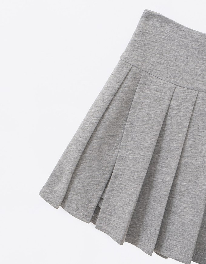 Air Zero Gravity Slimming Pleated A Line Mini Skirt