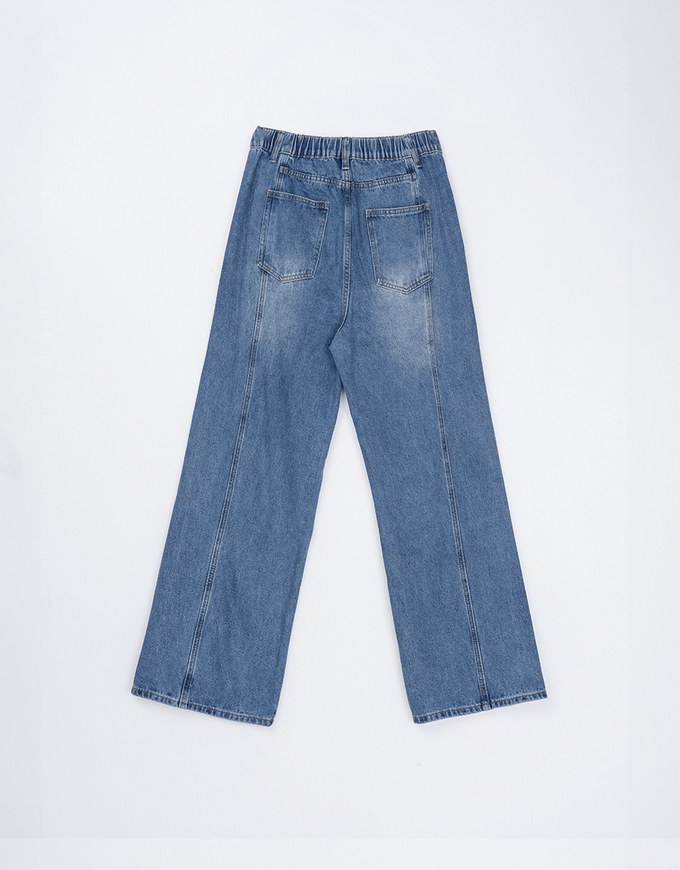 Edgy Cocoon Jeans Denim Long Pants