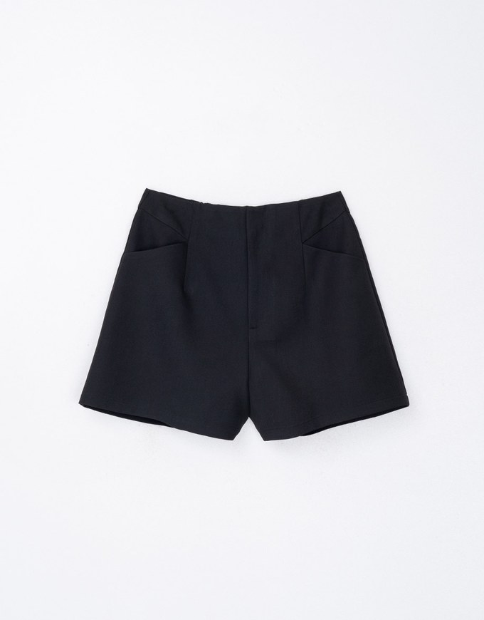 Minimalist Hidden Placket Shorts