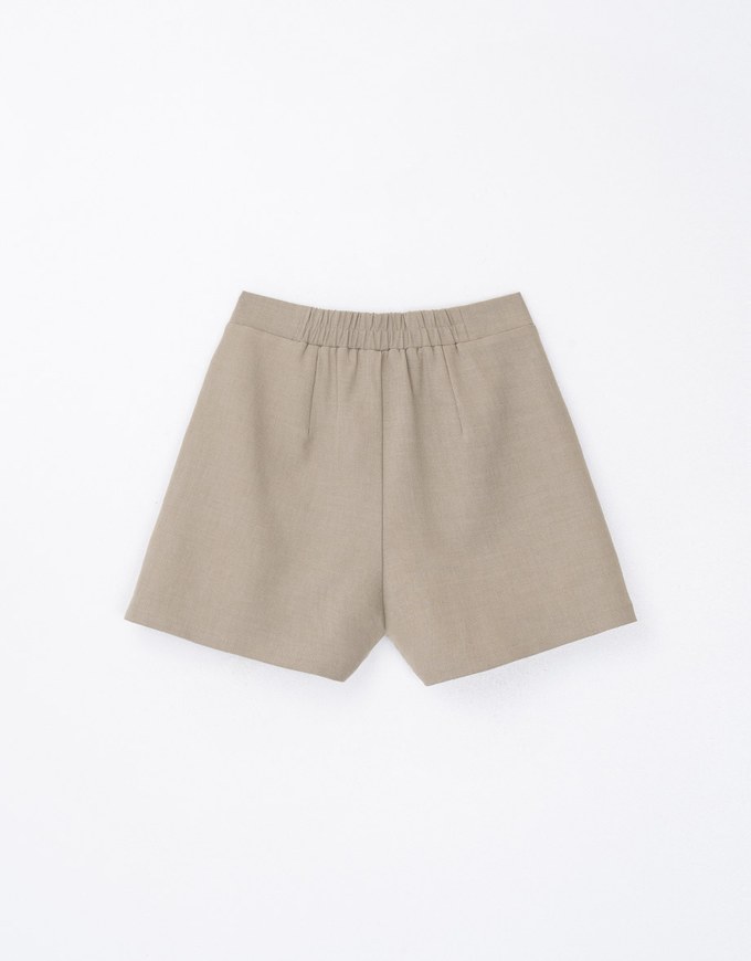 Minimalist Hidden Placket Shorts