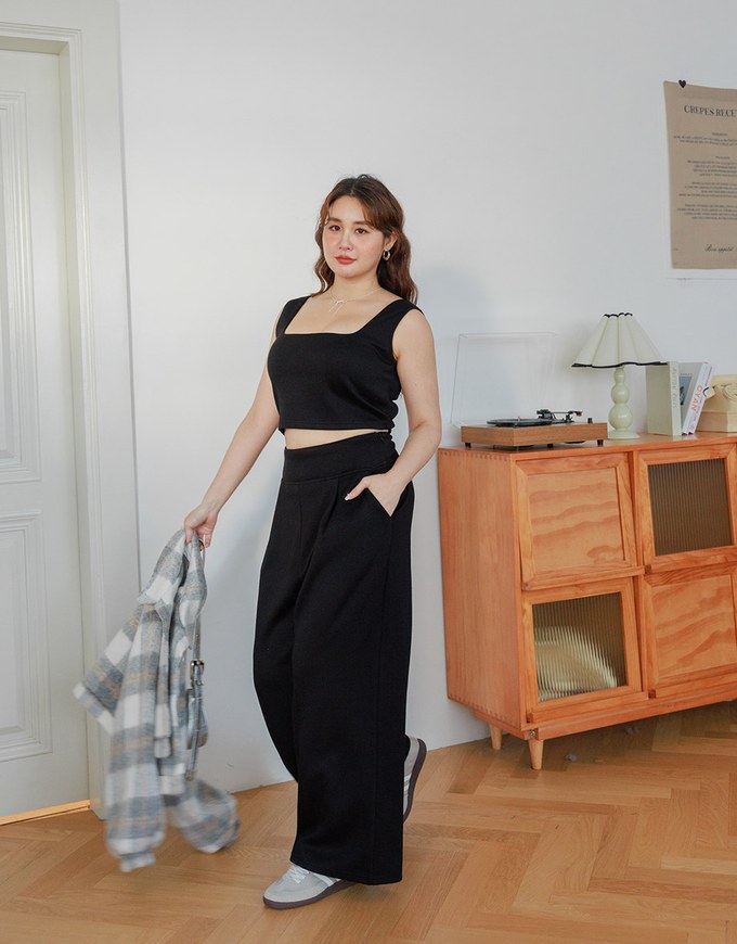 Air Zero Gravity Slimming High Waisted Wide Pants Culottes