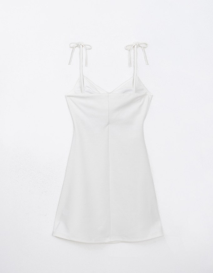 AIRY HOURGLASS Front Ruched Cami Mini Dress