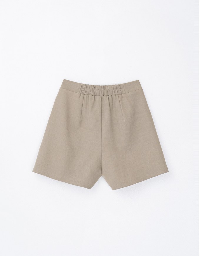 Minimalist Hidden Placket Shorts