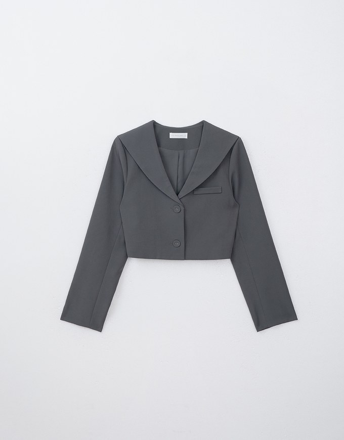 Playful Sailor Collar Suit Blazer