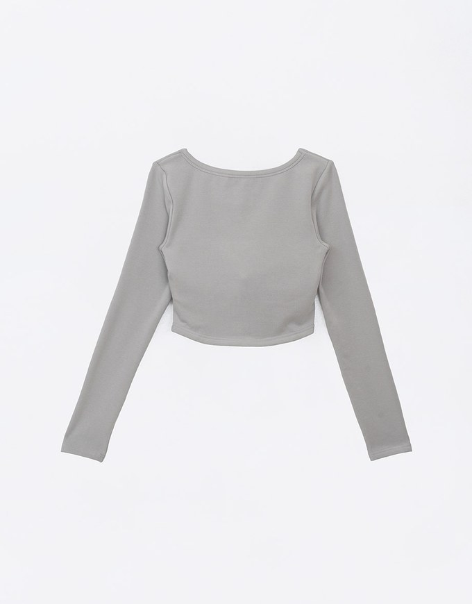 [Mercedes' Design] WARM↑UP Ruched Side Heating  Bra Top