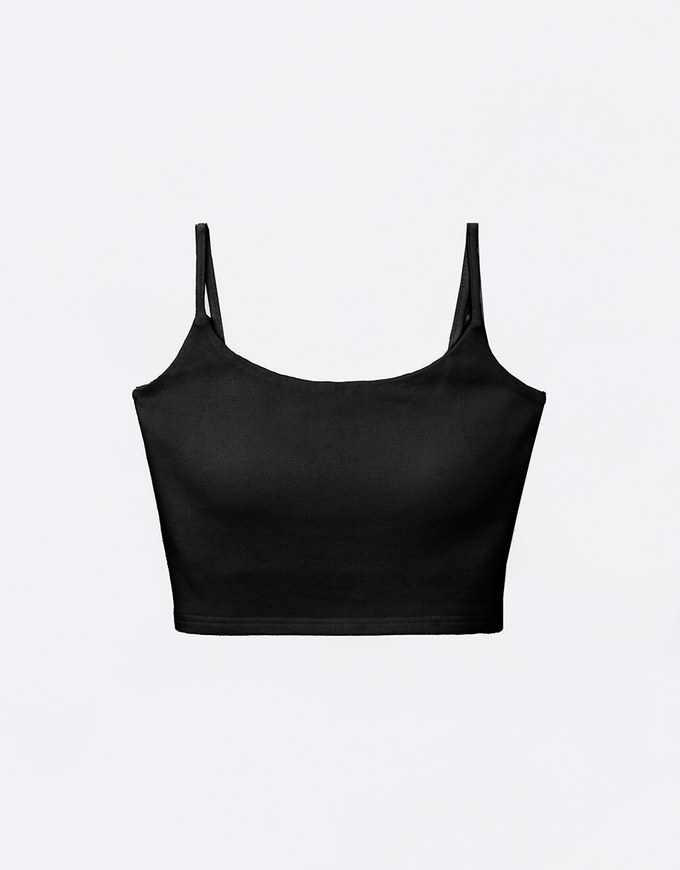 WARM↑UP Heating Cropped Cami Bra Top