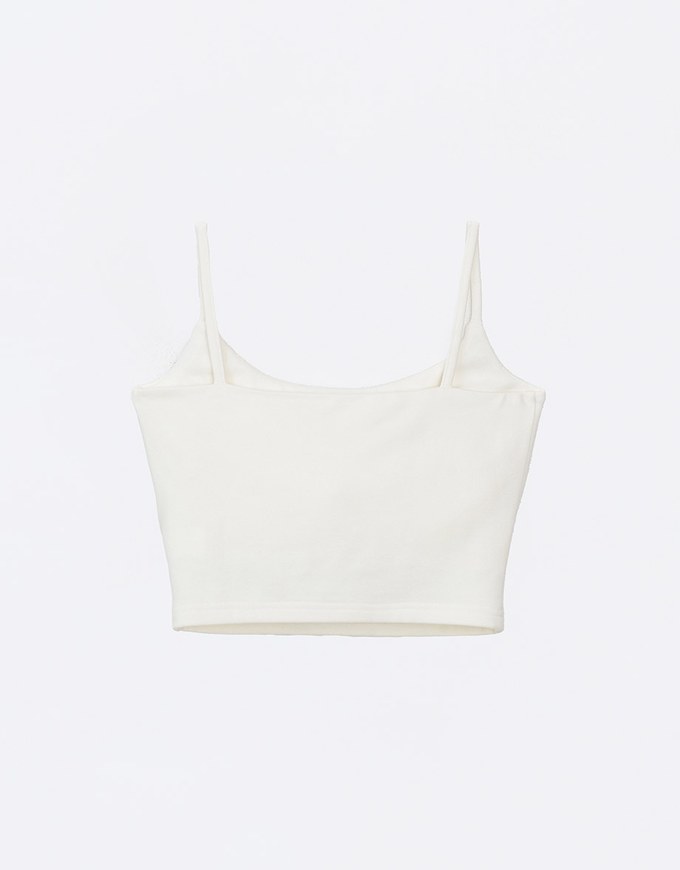 WARM↑UP Heating Cropped Cami Bra Top