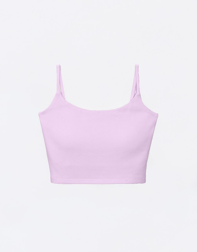 WARM↑UP Heating Cropped Cami Bra Top