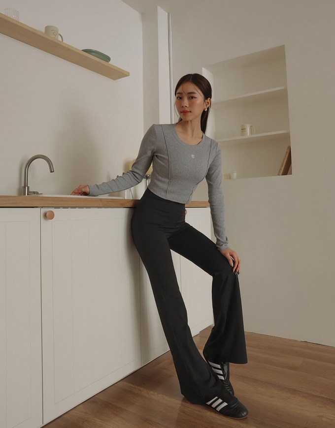 WARM↑UP Tailorable Lightweight Heating Flared Pants