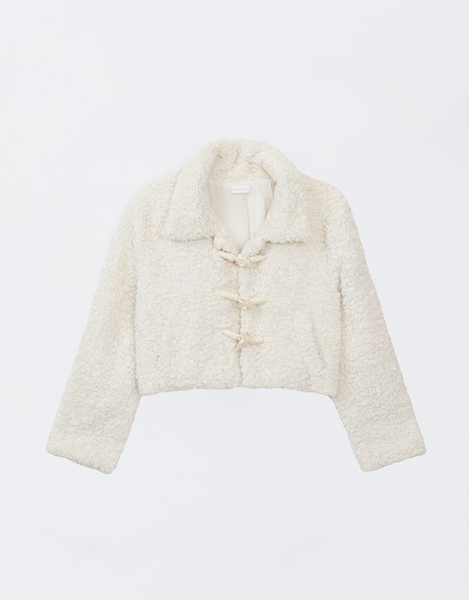 Collar Fluffy Faux Fur Jacket